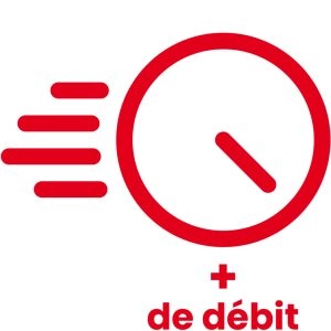 Pictogramme débit